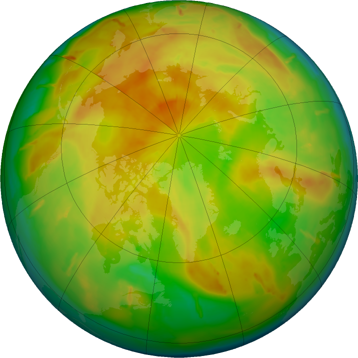 Arctic ozone map for 06 May 2011